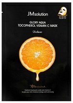 JMsolution Glory Aqua Tocopherol Vitamin C. Маска с витамином Е и С