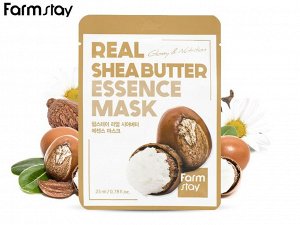 FarmStay Real Shea Butter Essence Mask Тканевая маска с маслом ши
