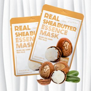 FarmStay Real Shea Butter Essence Mask Тканевая маска с маслом ши