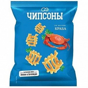 «Чипсоны», чипсы со вкусом краба, 40 г