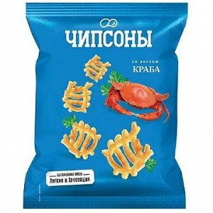«Чипсоны», чипсы со вкусом краба, 90 г