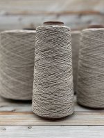 Пряжа для вязания 64 гр, Linen 100% лен 540м/100г Натуральная пенька