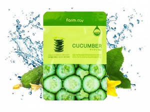 Farm Stay Visible Difference Mask Sheet Cucumber Тонизирующая тканевая маска для лица с экстрактом огурца