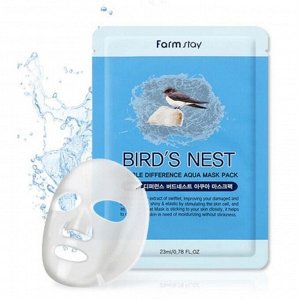 Farm Stay Visible Difference Bird&#039;s Nest Aqua Mask Pack Восстанавливающая маска для лица с экстрактом ласточкиного гнезда