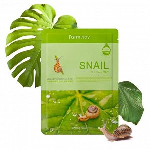 Farm Stay Visible Difference Mask Sheet Snail Восстанавливающая маска для лица с экстрактом улитки