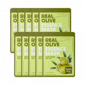 FarmStay Real Olive Essence Mask Тканевая маска для лица с экстрактом оливы