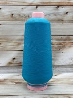 Пряжа для вязания 10 гр,  LYCRA SFT-PT 193 (спандекс) 78% PA, 22% эластан 29000м/100гр Ярко-голубой