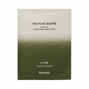 Heimish Matcha Biome Low Ph Hydrating Mask Sheet Маска для лица 30 мл