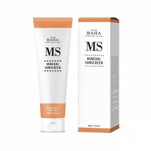Cos De Baha Минеральный солнцезащитный крем MS Mineral Sunscreen SPF 50+ PA++++