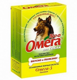 Омега Neo Витамины с биотином и Омега-3 для собак