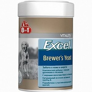 8 in 1 Excel Brewers Yeast Бреверс для собак