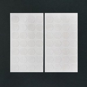 Клеящие подушечки (точки) 35г, 56 штук, 15х15мм, deVENTE, 2 листа, двусторонние, прозрачные, европодвес