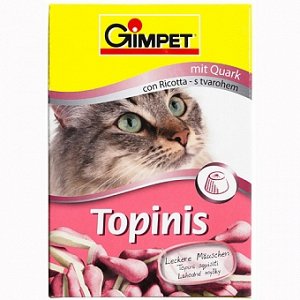 Gimpet Topinis Витамины-мышки с творогом, таурином и ТГОС для кошек