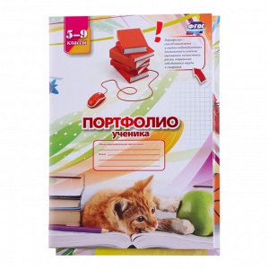 Папка «Портфолио ученика 5 - 9 класса», 8 грамот, А4