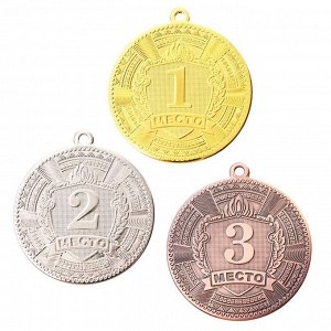 Медаль призовая 197, d= 5 см. 3 место. Цвет бронза. Без ленты