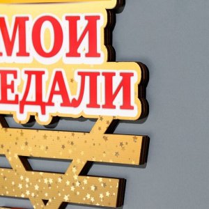 Медальница "Мои медали" ветки, 20х38 см