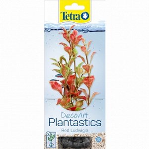 Tetra Red Ludwigia Растение пластиковое с утяжелителем