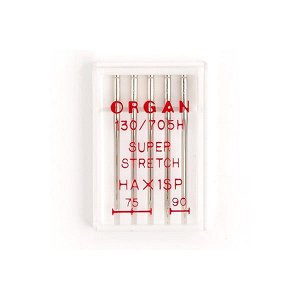 Иглы ORGAN супер стрейч №75-90 для БШМ уп.5 игл 