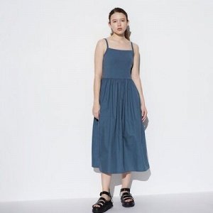 UNIQLO - платье на бретельках с бюстье (113,5-123см) - 68 BLUE