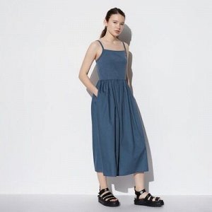 UNIQLO - платье на бретельках с бюстье (113,5-123см) - 68 BLUE