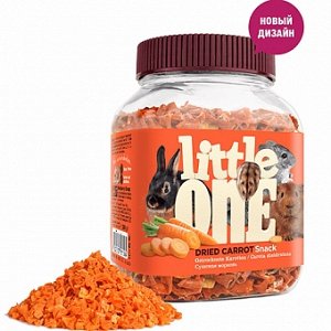 Little One Сушеная морковь для грызунов 200 гр