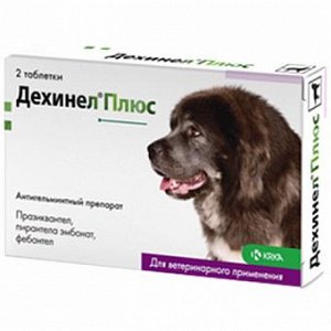Дехинел Плюс Таблетки от гельминтов для собак крупных пород