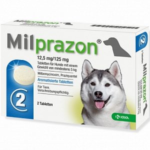 Милпразон Таблетки от гельминтов для собак крупных пород 2 таб.