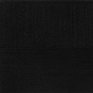 Пряжа для вязания ПЕХ Классический хлопок (100% мерсеризованный хлопок) 5х100г/250м цв.002 черный