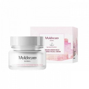 Muldream Интенсивный увлажняющий веган крем (Pink) Muldream Vegan Green Mild Intense Facial Cream