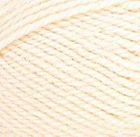 Пряжа для вязания КАМТ 'Пышка' (импортная п/т шерсть 100%) 10х100гр/110м цв.205 белый