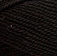 Пряжа для вязания КАМТ 'Пышка' (импортная п/т шерсть 100%) 10х100гр/110м цв.003 черный