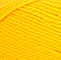 Пряжа для вязания КАМТ 'Пышка' (импортная п/т шерсть 100%) 10х100гр/110м цв.104 желтый