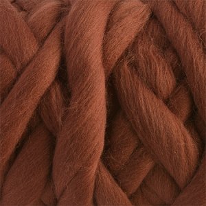 Пряжа для вязания КАМТ 'Супер толстая' (шерсть п/т 100%) 1х500гр/40м цв.121 коричневый