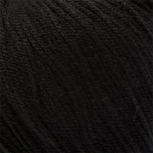 Пряжа для вязания КАМТ 'Карамелька' (акрил 100%) 10х50гр/175м цв.003 черный