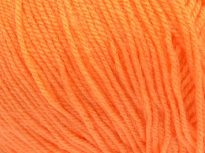 Пряжа для вязания КАМТ 'Карамелька' (акрил 100%) 10х50гр/175м цв.035 оранжевый