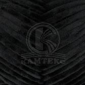 Пряжа для вязания КАМТ 'Велюр' (микрофибра (П.Э) 100%) 6х100гр/95м цв.003 черный