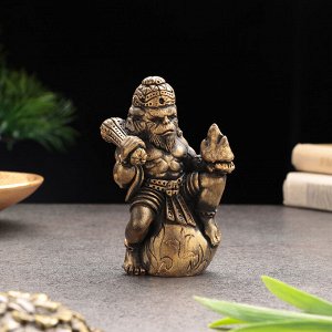 Сувенир "Бог Мудрости - Хануман", гипсобетон, 11х6 см, набор 3 шт