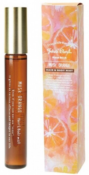 John's Blend Hair & Body Mist Musk Orange - ароматный спрей для тела и волос