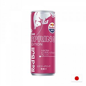Red Bull Spring Edition 250ml - Ред Булл розовый. Тропический Грейпфрут