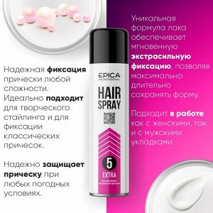 Лак для волос экстрасильной фиксации Эпика 400 мл Epica Professional