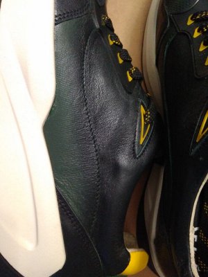 НАЛИЧИЕ - кроссовки тёмно-зелёный/черный/жёлтый