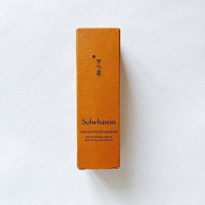 Sulwhasoo Concentrated Ginseng Brightening Serum Осветляющая сыворотка с женьшенем 8 мл