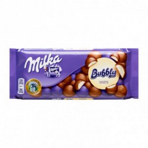 Шоколад Milka Bubbly White 95 gr