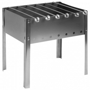 Мангал maclay "Искорка", 6 шампуров, 35x24x35 см, металлический, разборный