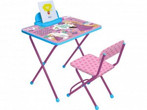 К-т детской мебели "Рапунцель" (Д1Р-М, 1,5-3лет, мягкое с водоот. проп, розовый)