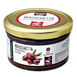 брускетта ECOGREECE KALAMATA OLIVES 150 г 1/24