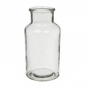 Бутыль стекло d7,5 х h15 см цвет серый Арт BY23-17