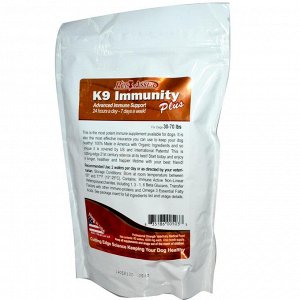 Aloha Medicinals Inc., K9 Immunity Plus, для собак, мягкие жевательные пластинки со вкусом печени и рыбы, 60 пластинок