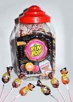 Леденец шипучий с жев резинкой внутри ALDOR Pin Pop Max Soda газировка