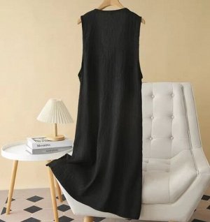 Платье с v-образным вырезом "молния" + футболка, черный